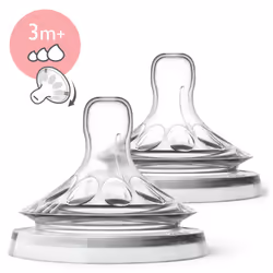 Philips AVENT SCF045/27 Tétine Natural, Débit variable, Valve anti-coliques, 2 pièce(s)