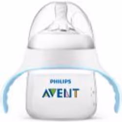 Philips AVENT SCF262/06 Tasse d'apprentissage Natural, Bleu, Blanc