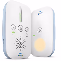 Philips AVENT Audio Monitors SCD503/00, 330 m, 120 canaux, 50 m, DECT, Blanc, Secteur, Batterie