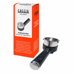 Gaggia 421941312101, Porte-filtres, Gaggia, Gran Gaggia, Gaggia Viva ranges, Carezza Deluxe, Carezza Style, Noir, Acier inoxy ...