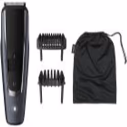 Philips BEARDTRIMMER Series 5000 Tondeuse à barbe, pas de 0,2 mm, Lavable, AC/Batterie, Noir