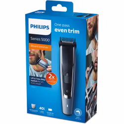 Philips BEARDTRIMMER Series 5000 BT5502/16 tondeuse à barbe AC/Batterie 40 2 cm Noir