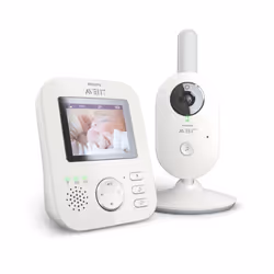 Philips AVENT Baby monitor SCD833/26 Écoute-bébé vidéo numérique, IR, 300 m, 50 m, 300 m, FHSS, 2,4 GHz