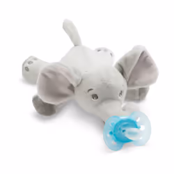Philips AVENT SCF348/13 peluche ultra-douce, Tétine pour bébé classique, Rond, Silicone, Garçon/Fille, Lavable au lave-vaisse ...