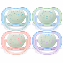Philips AVENT SCF376/10 tétine pour bébé Sucette ultra souple Orthodontique Silicone Couleurs assorties