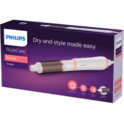 Philips Essential HP8660/40 brosse soufflante et fer à lisser Brosse soufflante à air chaud Vapeur Or rose, Blanc 650 W 1,8 m - Vue supplémentaire 4