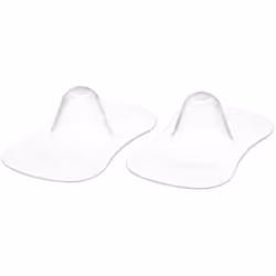 Philips AVENT Protège-mamelon découpé pour le contact avec la peau, Téterelles, M, 2,1 cm, Silicone, Transparent, 17,9 mm