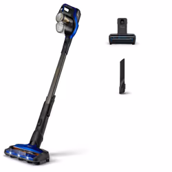 Philips 8000 series XC8045/01 Aspirateur balai sans fil, Sans sac, Noir, Bleu, 0,6 L, 1100 L/s, Sec, Cyclonique