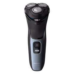 Philips 3000 series Shaver series 3000 S3133/51 Rasoir électrique 100 % étanche, Series 3000, Rasoir rotatif, Noir, Bleu, Cha ...