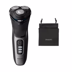 Philips 3000 series Shaver series 3000 S3231/52 Rasoir électrique 100 % étanche, Series 3000, Rasoir rotatif, Noir, Gris, Cha ...