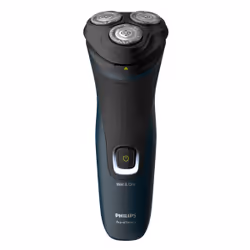 Philips 1000 series S1121/41, Rasoir rotatif, Noir, AC/Batterie, Hybrides nickel-métal (NiMH), Batterie intégré, 40 min