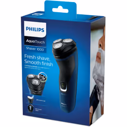 Philips 1000 series S1121/41 rasoir pour homme Rasoir rotatif Noir