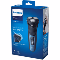 Philips 3000 series Shaver series 3000 S3232/52 Rasoir électrique 100 % étanche, Series 3000