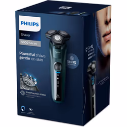 Philips SHAVER Series 5000 S5584/50 rasoir pour homme Rasoir rotatif Tondeuse Vert - Vue supplémentaire 3