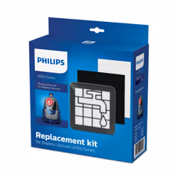 Philips Kit de rechange, 1 filtre de moteur lavable, Aspirateur réservoir cylindrique, Filtre, Philips, XB2022, XB2023, XB204 ...