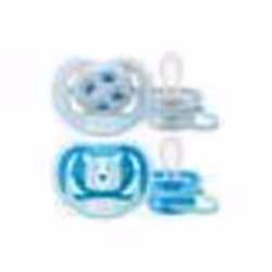 Sucette Orthodontique - PHILIPS AVENT - Happy Papa Bateau Bleu - Silicone - 6 mois et plus