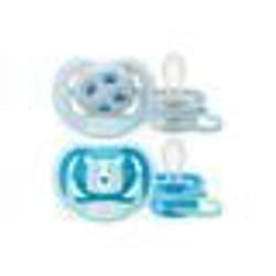 Sucette Orthodontique - PHILIPS AVENT - Happy Papa Bateau Bleu - Silicone - 6 mois et plus