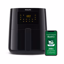 Philips Essential Série 3000 HD9252/90 Airfryer L 4,1L, 13-en-1, Jusqu'à 4 portions, Friteuse d’air chaud, 4,1 L, 0,8 kg, Chi ...