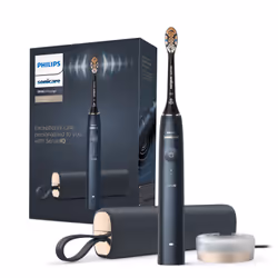 Philips DiamondClean Prestige 9900 DiamondClean Prestige HX9992/12 Brosse à dents électrique avec SenseIQ - Bleu nuit