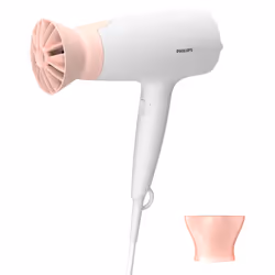 Philips 3000 series Sèche-cheveux, 1 600 W, accessoire ThermoProtect, CC, Rose, Blanc, Anneau de suspension, 1,8 m, 1600 W, 2 ...