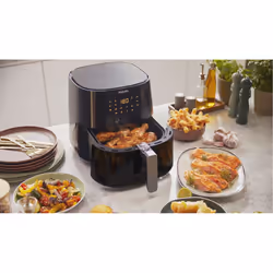 Philips Essential Série 3000 connecté HD9280/90 Airfryer XL, Friteuse à air chaud 6,2L 14-en-1, Jusqu'à 5 portions - Vue supplémentaire 5