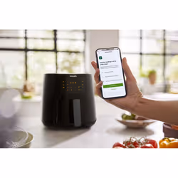 Philips Essential Série 3000 connecté HD9280/90 Airfryer XL, Friteuse à air chaud 6,2L 14-en-1, Jusqu'à 5 portions - Vue supplémentaire 6