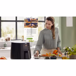 Philips Essential Série 3000 connecté HD9280/90 Airfryer XL, Friteuse à air chaud 6,2L 14-en-1, Jusqu'à 5 portions - Vue supplémentaire 7