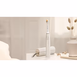 Philips DiamondClean Prestige 9900 DiamondClean Prestige HX9992/11 Brosse à dents électrique avec SenseIQ - Perle - Vue supplémentaire 4