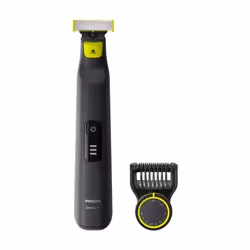 Philips OneBlade Pro QP6530/15 Visage, Lavable, Batterie, Noir