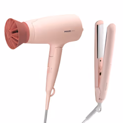 Philips 3000 series Kit de coiffure, 1 600 W, accessoire ThermoProtect, Kit d'accessoires de coiffure, À chaleur, 210 °C, Ros ...