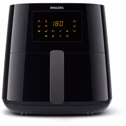 Philips Essential Airfryer XL, technologie Rapid Air, 1,2 kg, 6,2 l, noir, Friteuse d’air chaud, 6,2 L, 1,2 kg, Rapid Air, Ch ...