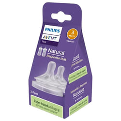 Avent Natural Response 2 Tétines Débit 3 Moyen