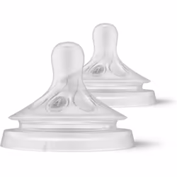Philips AVENT Natural à Réponse Naturelle SCY964/02 Lot de 2 tétines débit 4 - Rapide