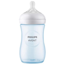 Avent Natural Response Biberon 260 ml 1 Mois et + - Couleur : Bleu