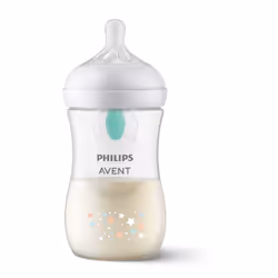 Philips AVENT Natural Response SCY673/82 Biberon valve AirFree 260 ml - tétine 1m+ - 1 pièce
