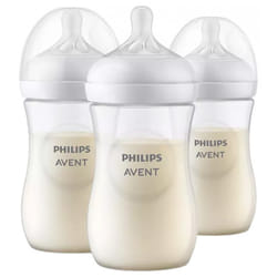 Avent Natural Response 3 Biberons 260 ml 1 Mois et +