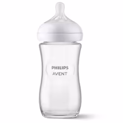 Philips AVENT Natural à Réponse Naturelle SCY933/01 Biberon verre 240ml - 1 pièce
