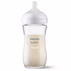 Philips AVENT Natural à Réponse Naturelle SCY933/01 Biberon verre 240ml - 1 pièce