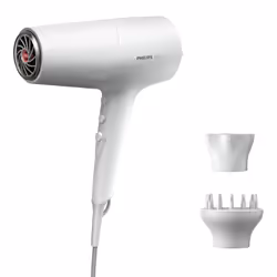 Philips 5000 series BHD500/20 Sèche-cheveux, CC, Blanc, Orifice de suspension, 1,8 m, 2100 W, 220-240 V