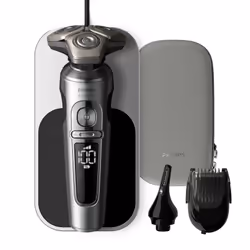 Philips Shaver S9000 Prestige SP9871/22 Rasoir électrique 100 % étanche, Series 9000, Rasoir rotatif, SkinIQ, SH91, 2 année(s ...