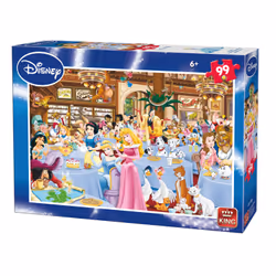 King Disney 2 Puzzles Disneyland 2x99 pcs, 99 pièce(s), Dessins animés, 5 an(s)