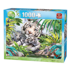 King Animal World Siberian Tiger 1000 pcs Jeu de puzzle 1000 pièce(s) Faune