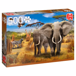Premium Collection 500 - Savanne Africaine, 500 pièce(s), Animaux, 12 an(s)