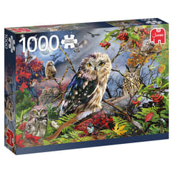 Premium Collection 1000- Owls in the Moonlight