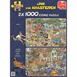 Jan van Haasteren 2x1000 JVH - Safari & Storm, 1000 pièce(s), Humoristique, 12 an(s)