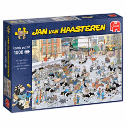 Jan van Haasteren 1000 JVH - 'Call out Coming Soon Cattle Market, 1000 pièce(s), Dessins animés, 12 an(s)