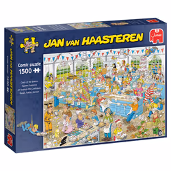 Jan van Haasteren 1500 JVH -'The Clash of the Bakers, 1500 pièce(s), Bandes dessinées, 12 an(s)