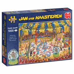 Jan van Haasteren 1000 - JVH - Acrobates au cirque, 1000 pièce(s), Bandes dessinées, 12 an(s)