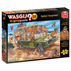 Wasgij 1000 - Original 31 - Safari Surprise, 1000 pièce(s), Bandes dessinées, 12 an(s)