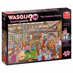 Wasgij 1000 - Wasgig Destiny 19 - La taverne des deux puzzles, 1000 pièce(s), Bandes dessinées, 12 an(s)